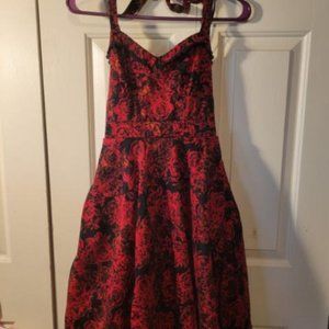 Rockabilly Dress with tool on skirts